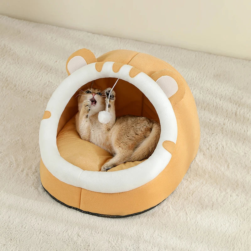 SnugglePaw Cave Bed - Animal & Pet Supplies - Boopawdoo