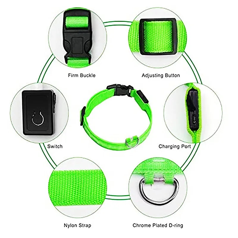 GlowPaw Safety Collar - Animal & Pet Supplies - Boopawdoo