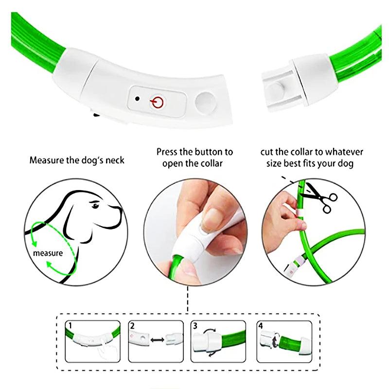 GlowPaw Safety Collar - Animal & Pet Supplies - Boopawdoo