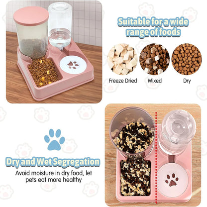 Whisker Diner Duo - Animal & Pet Supplies - Boopawdoo
