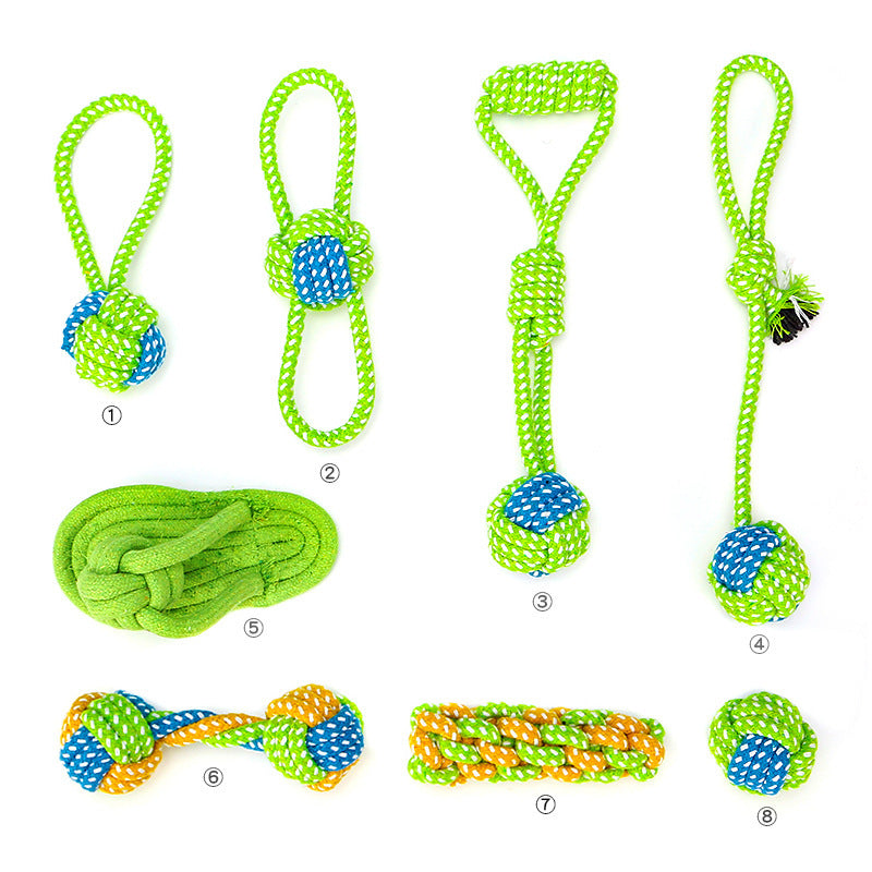 ChewChum Rope Toy Set - Animal & Pet Supplies - Boopawdoo