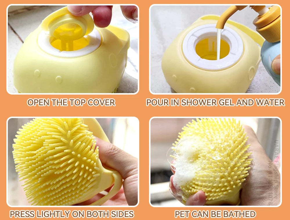 Suds & Snugs Grooming Brush - Animal & Pet Supplies - Boopawdoo