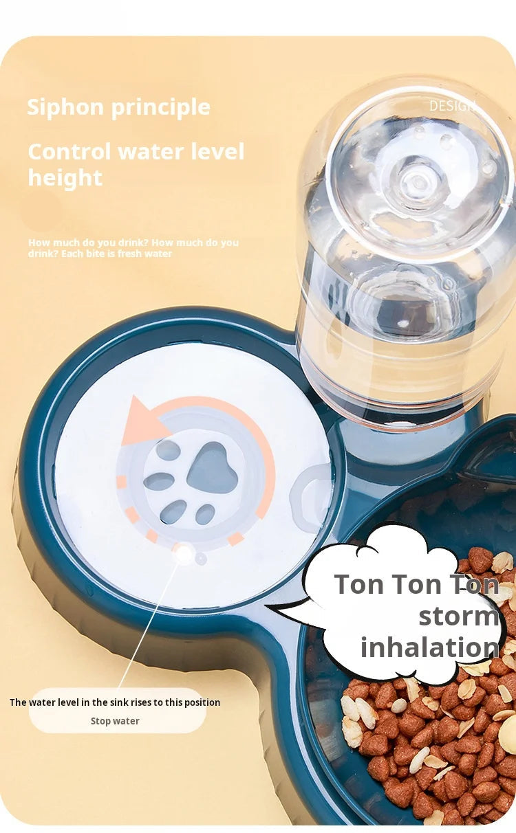 Meow & Sip Trio Bowl - Animal & Pet Supplies - Boopawdoo