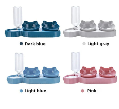 Meow & Sip Trio Bowl - Animal & Pet Supplies - Boopawdoo