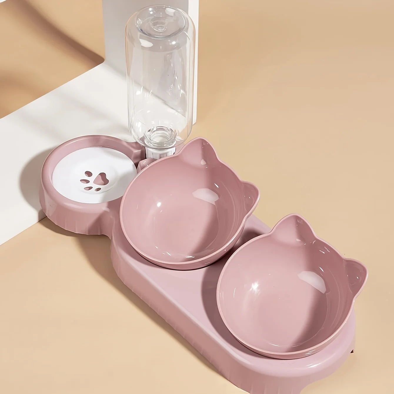 Meow & Sip Trio Bowl - Animal & Pet Supplies - Boopawdoo
