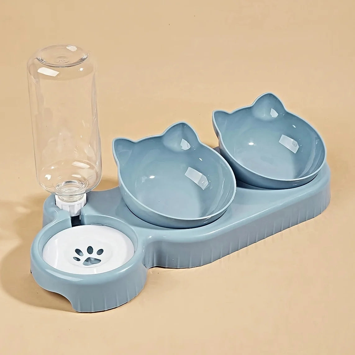 Meow & Sip Trio Bowl - Animal & Pet Supplies - Boopawdoo