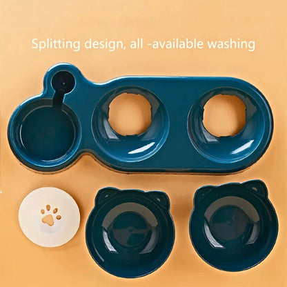 Meow & Sip Trio Bowl - Animal & Pet Supplies - Boopawdoo