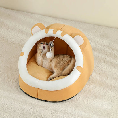 SnugglePaw Cave Bed - Animal & Pet Supplies - Boopawdoo
