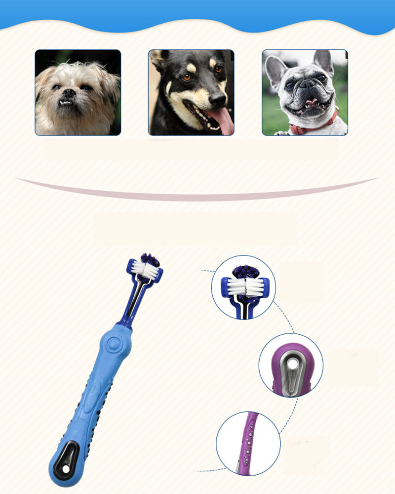 TripleClean Pet Toothbrush - Animal & Pet Supplies - Boopawdoo