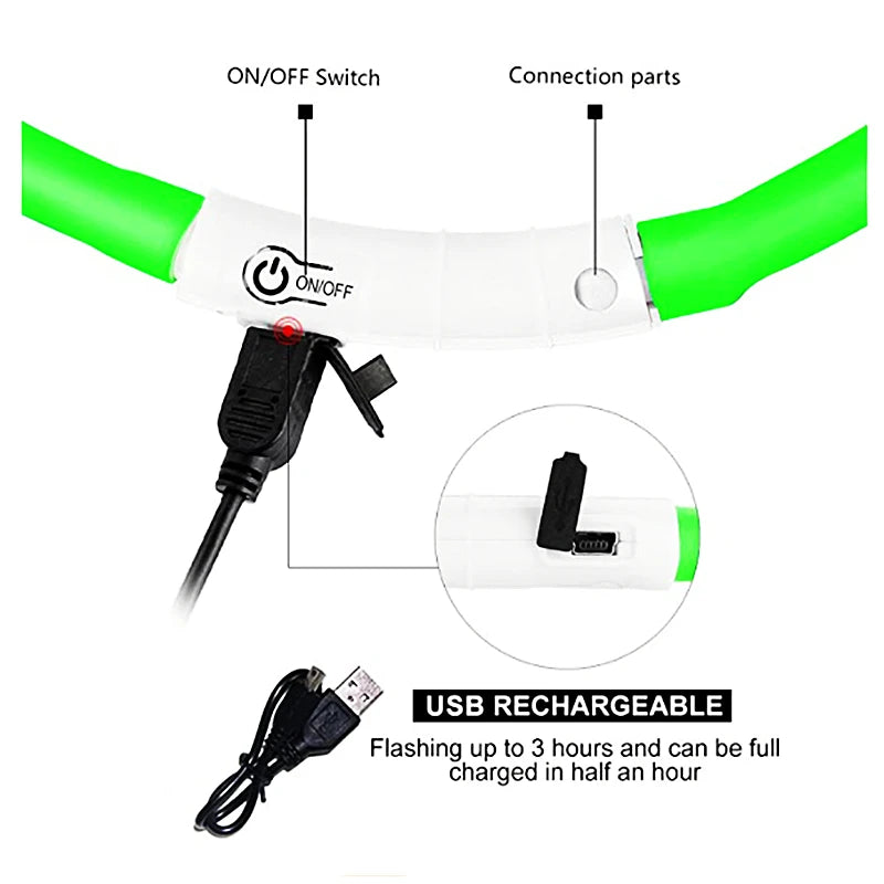 GlowPaw Safety Collar - Animal & Pet Supplies - Boopawdoo